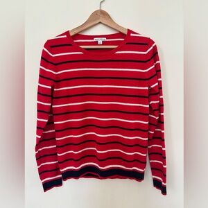 J. Crew Mixed Stripe Sweater